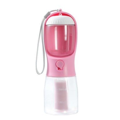 3-in-1 Portable Dog Water Bottle - Food, Water & Poop Bag Dispenser – Duvencioglu