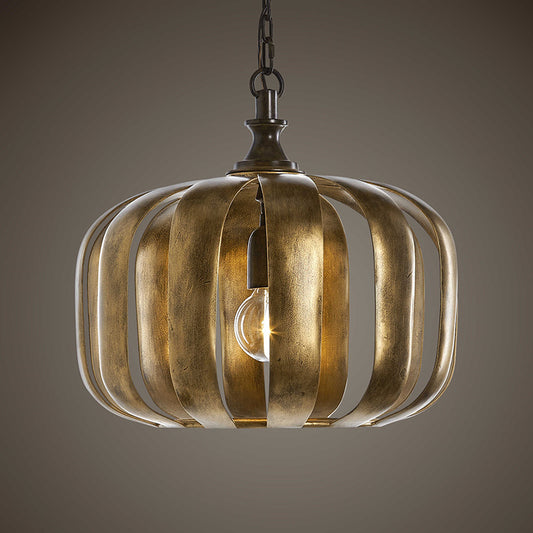 Retro Industrial Resin & Iron Chandelier – Ø25 cm & Ø43 cm Pendant – Duvencioglu