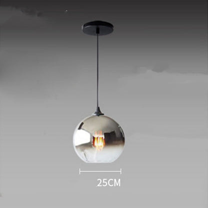 Gradient Glass Mini Chandelier – 20/25/30 cm Café & Bar Pendant – Duvencioglu
