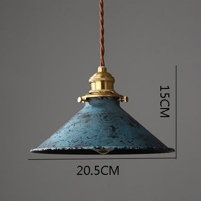 Cafe Simple Modern Pendant Light - Copper & Iron Living Room Lamp – Duvencioglu