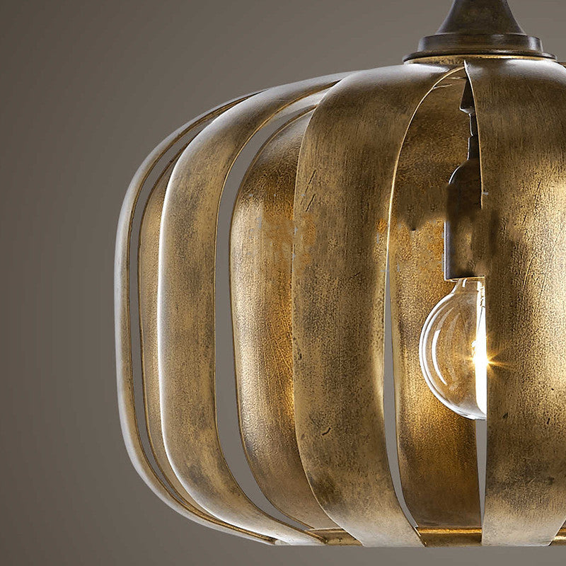 Retro Industrial Resin & Iron Chandelier – Ø25 cm & Ø43 cm Pendant – Duvencioglu
