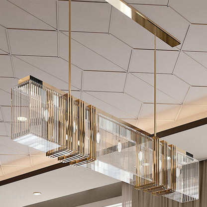 Modern Minimalist Glass LED Chandelier – 1 m Adjustable Pendant (Ø1000 mm) – Duvencioglu