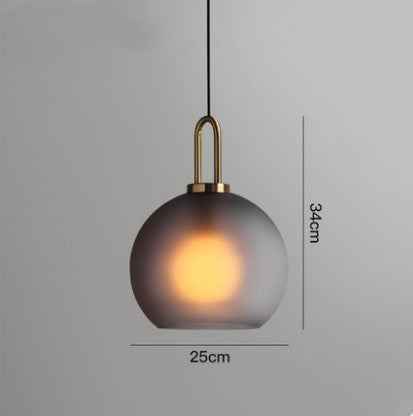 Scandinavian Glass-Ball LED Chandelier – Ø13/15/20/25/30 cm Pendant – Duvencioglu