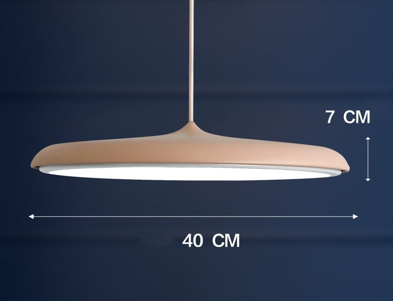 Nordic 607 Iron LED Chandelier – 25/40 cm Fish-Line Pendant – Duvencioglu