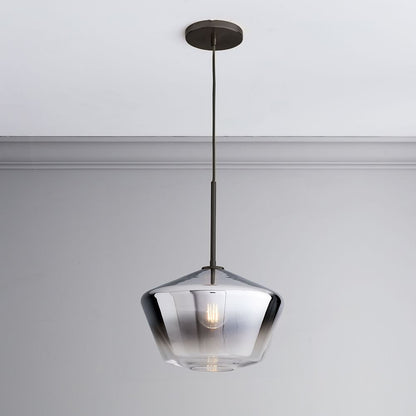Nordic Minimalist Single-Head Glass Chandelier – Luxury Café & Bar Pendant – Duvencioglu