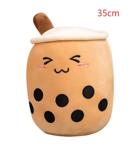The Original Kawaii Boba Tea Plush Pillow | Super Soft Bubble Tea Cuddle Companion