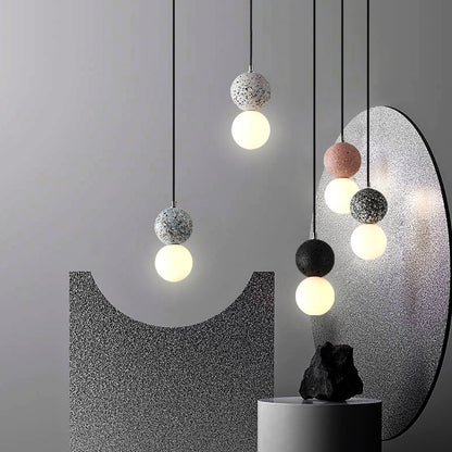 Nordic Terrazzo & Glass G9 Chandelier – SY01 Small Pendant – Duvencioglu