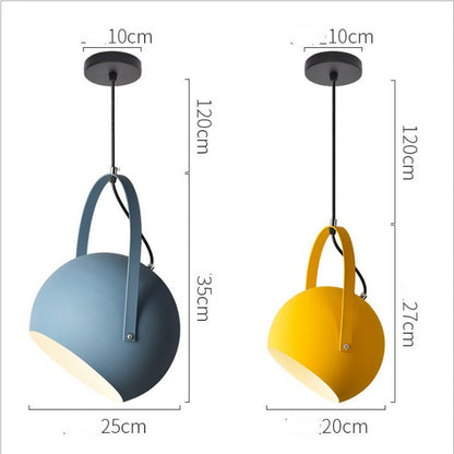 Nordic Minimalist Aluminum Chandelier – E27 Pendant (20×27 cm & 25×35 cm) – Duvencioglu
