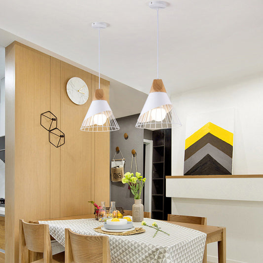 Minimalist Iron LED Chandelier – 1–3 Heads, 250×300 mm Pendant – Duvencioglu