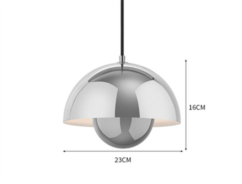 Bud Iron LED Pendant – 230 mm Single-Head Chandelier (≤36 V) – Duvencioglu