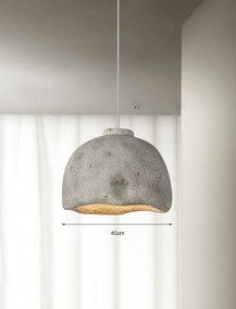 Japanese-Style Resin LED Chandelier – 35/45 cm Homestay Pendant – Duvencioglu