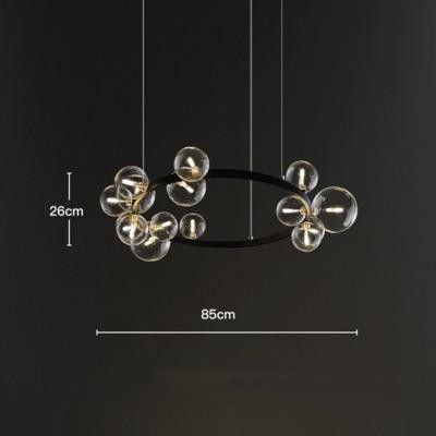 Glass-Ball LED Chandelier – 90×28×30 cm & 120×28×30 cm Pendants – Duvencioglu