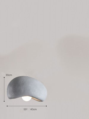 Nordic Cloud LED Chandelier – Micro-Cement & Resin Pendant Light – Duvencioglu