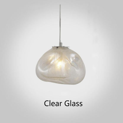 Postmodern Luxury Glass Chandelier – 200/300 mm E27 Pendant – Duvencioglu
