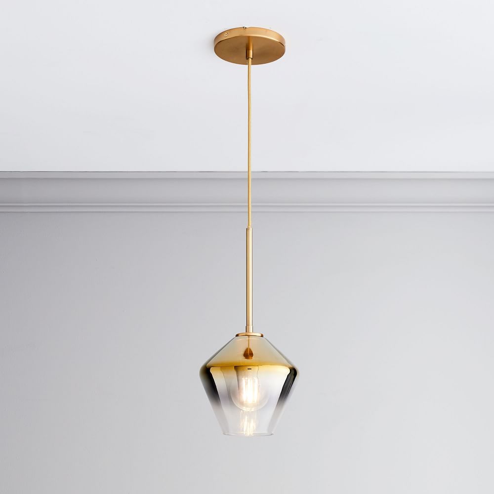 Nordic Minimalist Single-Head Glass Chandelier – Luxury Café & Bar Pendant – Duvencioglu