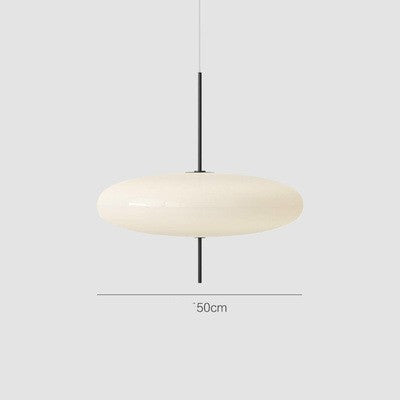 UFO-Style Acrylic LED Chandelier – 500 mm Minimalist Pendant – Duvencioglu