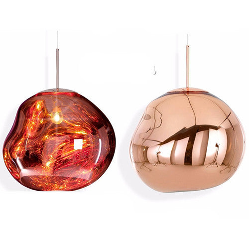 Postmodern Nordic Lava Glass Chandelier – Irregular Bedside Pendant – Duvencioglu