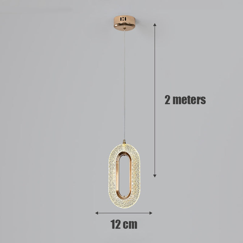 Lucky Bag Postmodern Zinc-Alloy LED Pendant – 120 mm Minimalist Chandelier – Duvencioglu