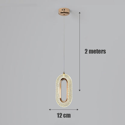 Lucky Bag Postmodern Zinc-Alloy LED Pendant – 120 mm Minimalist Chandelier – Duvencioglu