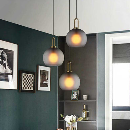 Scandinavian Glass-Ball LED Chandelier – Ø13/15/20/25/30 cm Pendant – Duvencioglu
