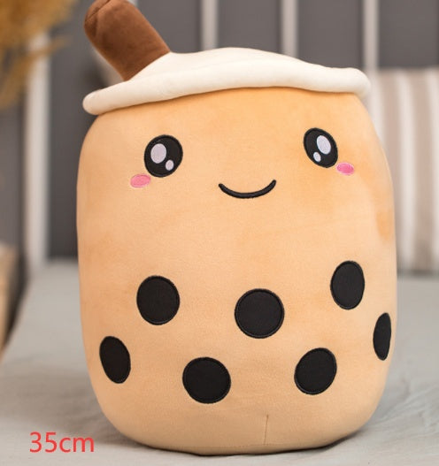 The Original Kawaii Boba Tea Plush Pillow | Super Soft Bubble Tea Cuddle Companion