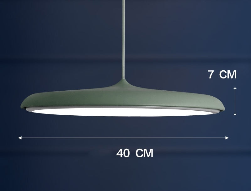 Nordic 607 Iron LED Chandelier – 25/40 cm Fish-Line Pendant – Duvencioglu