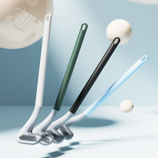 Golf-Shape Silicone Toilet Brush - Wall-Mounted Deep Cleaner – Duvencioglu