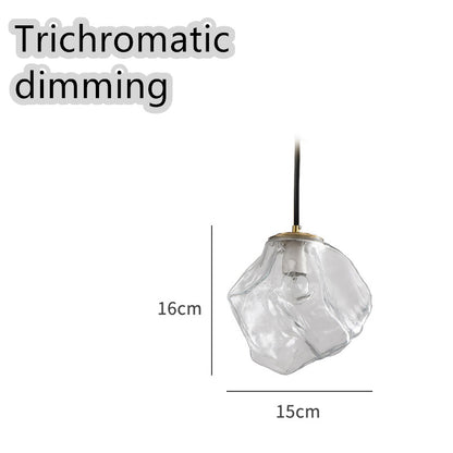 Minimalist Ice Cube Glass Chandelier – Creative Restaurant & Bar Pendant – Duvencioglu