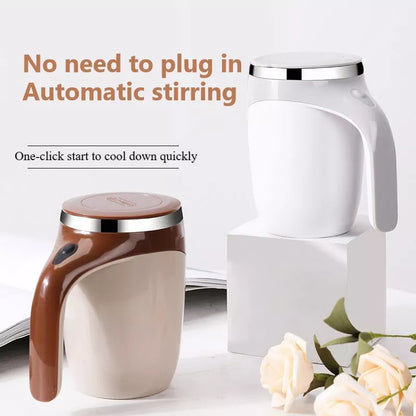 Rechargeable Automatic Stirring Mug - Electric Magnetic Coffee Cup