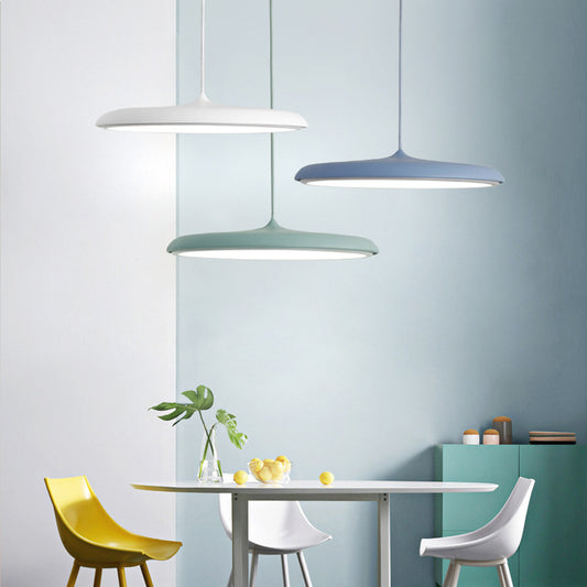 Nordic 607 Iron LED Chandelier – 25/40 cm Fish-Line Pendant – Duvencioglu