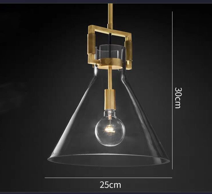 Light-Luxury Nordic LED Chandelier – Iron Frame & Glass Shade (Type A, B & C) – Duvencioglu