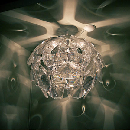 LED Apple-Shape Acrylic Chandelier – 3-Head Branch Pendant – Duvencioglu