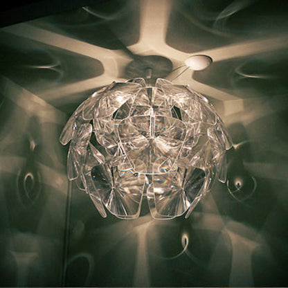 LED Apple-Shape Acrylic Chandelier – 3-Head Branch Pendant – Duvencioglu