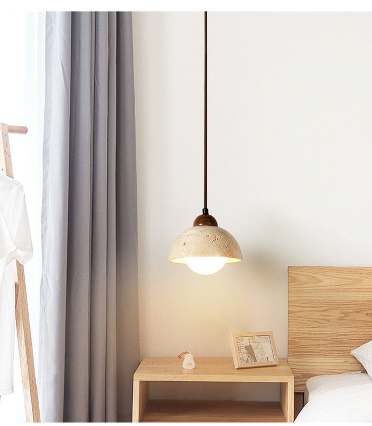 Huangdongshi Nordic-Japanese Bedside LED Chandelier – 16×13 cm Pendant – Duvencioglu