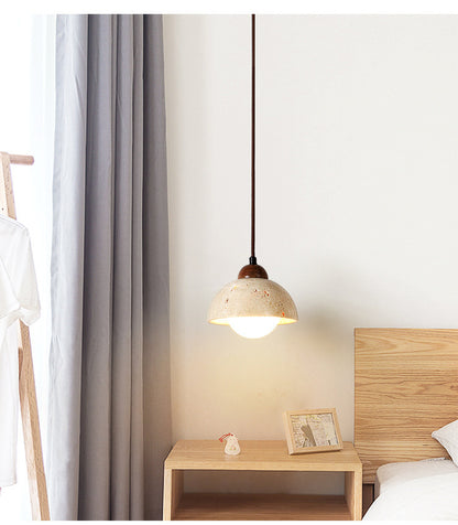 Huangdongshi Nordic-Japanese Bedside LED Chandelier – 16×13 cm Pendant – Duvencioglu