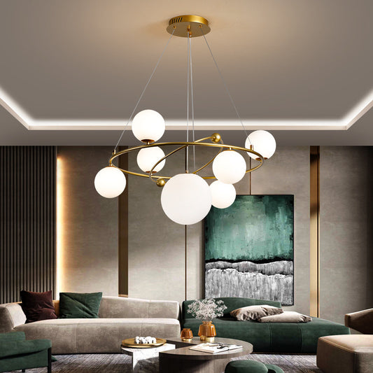 Nordic Minimalist Kids Chandelier – Creative Multi-Head Pendant – Duvencioglu