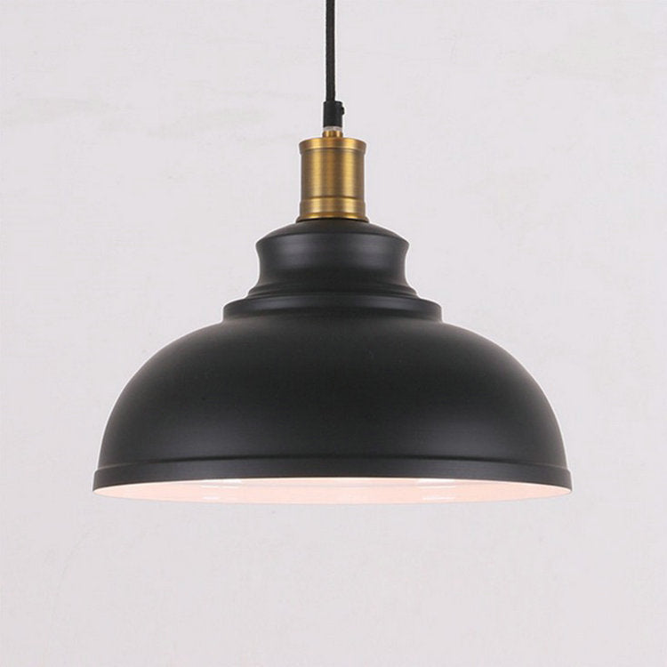 Industrial Farmhouse Barn Pendant Light - Metal Hanging Fixture – Duvencioglu