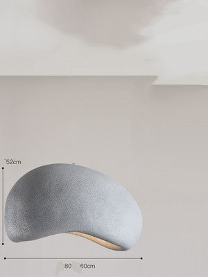 Nordic Cloud LED Chandelier – Micro-Cement & Resin Pendant Light – Duvencioglu