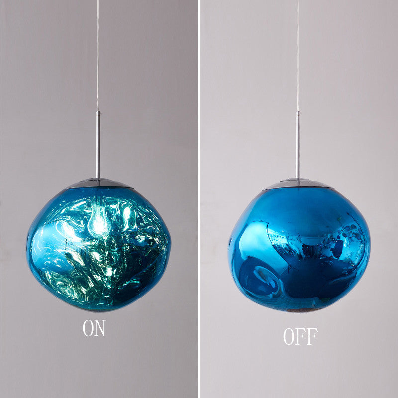 Postmodern Lava Crystal Chandelier – Irregular LED Pendant (150–300 mm) – Duvencioglu