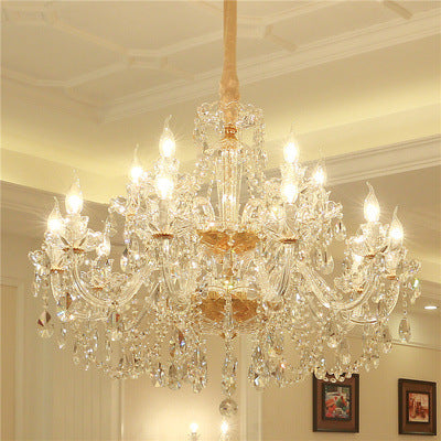 Luxury Crystal LED Ceiling Chandelier – 1100×700 mm Pendant – Duvencioglu