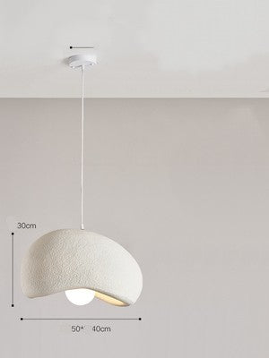 Nordic Cloud LED Chandelier – Micro-Cement & Resin Pendant Light – Duvencioglu