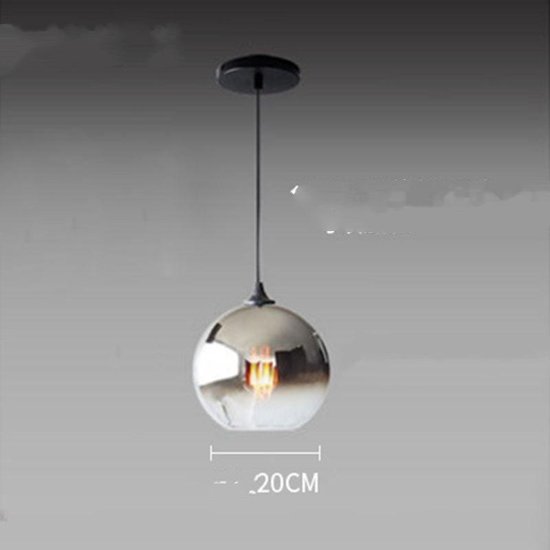 Gradient Glass Mini Chandelier – 20/25/30 cm Café & Bar Pendant – Duvencioglu