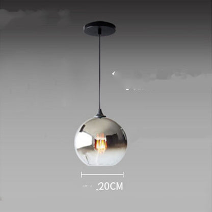 Gradient Glass Mini Chandelier – 20/25/30 cm Café & Bar Pendant – Duvencioglu