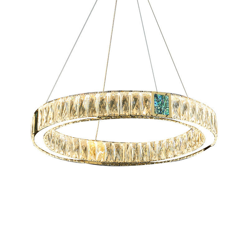 HEKEYLT-6803 Luxury Crystal LED Chandelier – Touch-Control Pendant – Duvencioglu