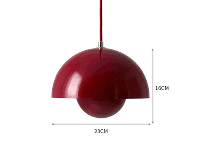 Bud Iron LED Pendant – 230 mm Single-Head Chandelier (≤36 V) – Duvencioglu