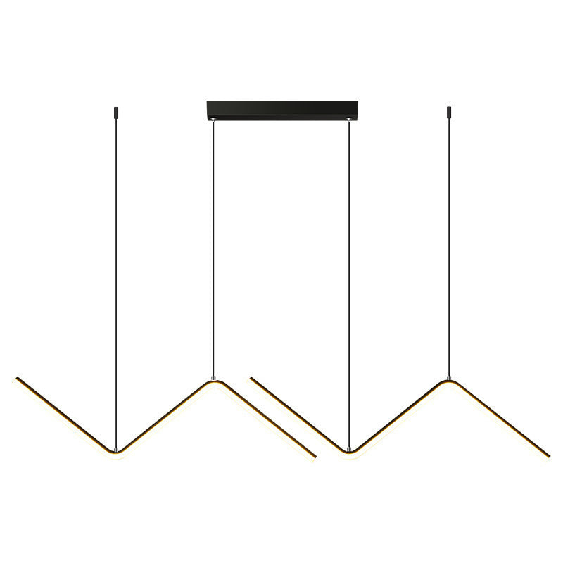 Modern Minimalist Zinc-Alloy LED Chandelier – 900×1200 mm Pendant – Duvencioglu