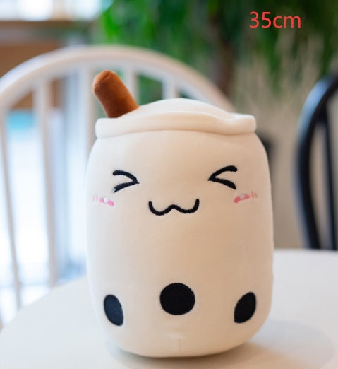 The Original Kawaii Boba Tea Plush Pillow | Super Soft Bubble Tea Cuddle Companion