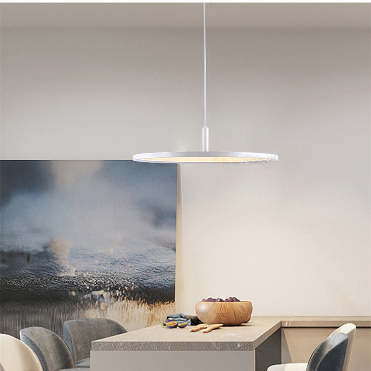 Nordic Slim Round LED Chandelier – Creative Bar & Office Pendant – Duvencioglu