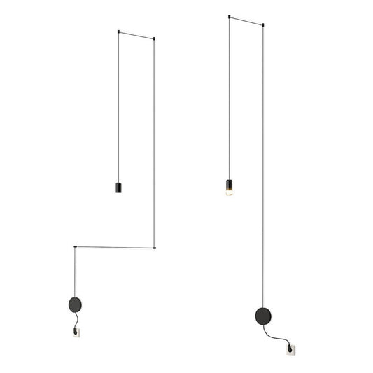 Linear Iron LED Chandelier – Designer Dining & Bar Pendant – Duvencioglu