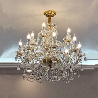 Luxury Crystal LED Ceiling Chandelier – 1100×700 mm Pendant – Duvencioglu